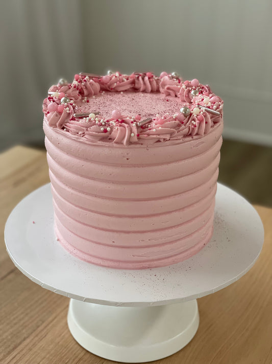 Pink Confetti Cake