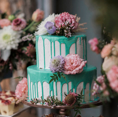 2 Tier Buttercream with Drizzle