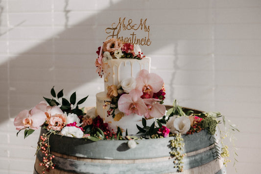 2 Tier touch of gold