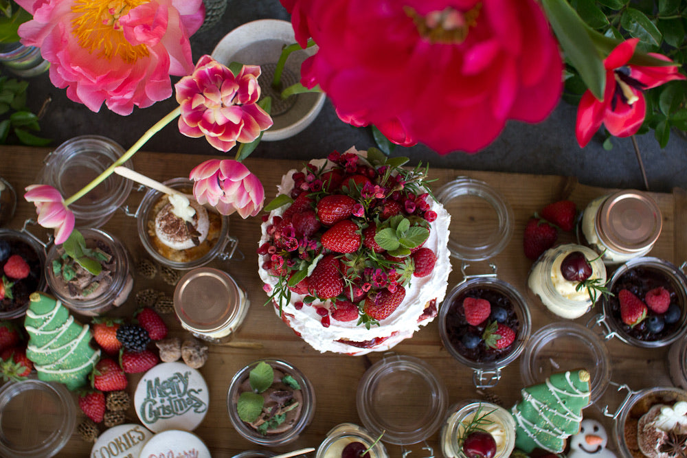 Summer Strawberry sponge