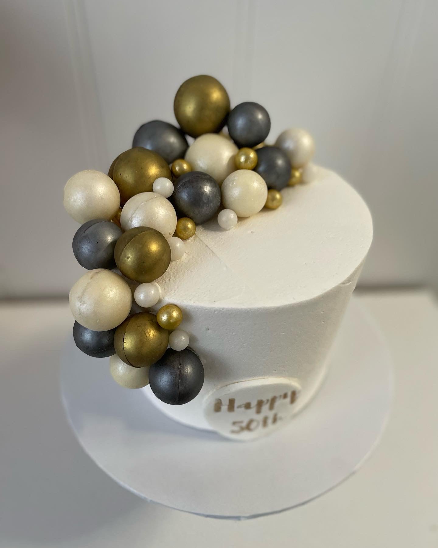 1 Tier Balloon Party Cake