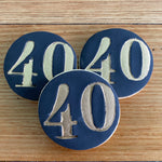 Number cookie “40”