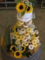 Donut Tower with Cake