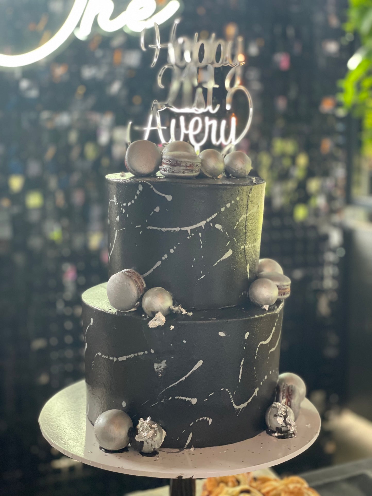 Paint Splatter Cake