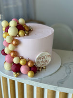 1 Tier Balloon Party Cake
