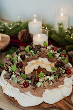 Christmas Chocolate Mint Pavlova GF