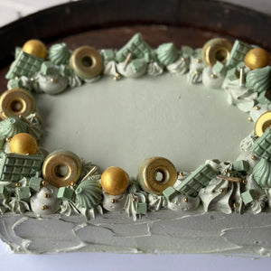 Slab Cake - Solid Colour With Metallic