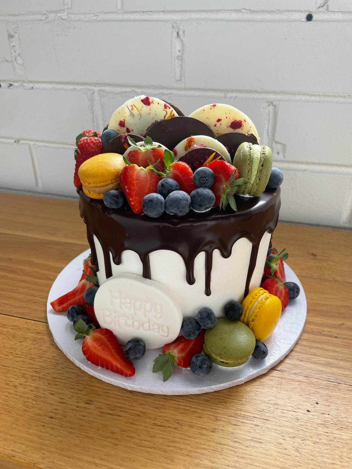 Macarons, Chocolates and Berries