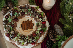 Christmas Chocolate Mint Pavlova GF