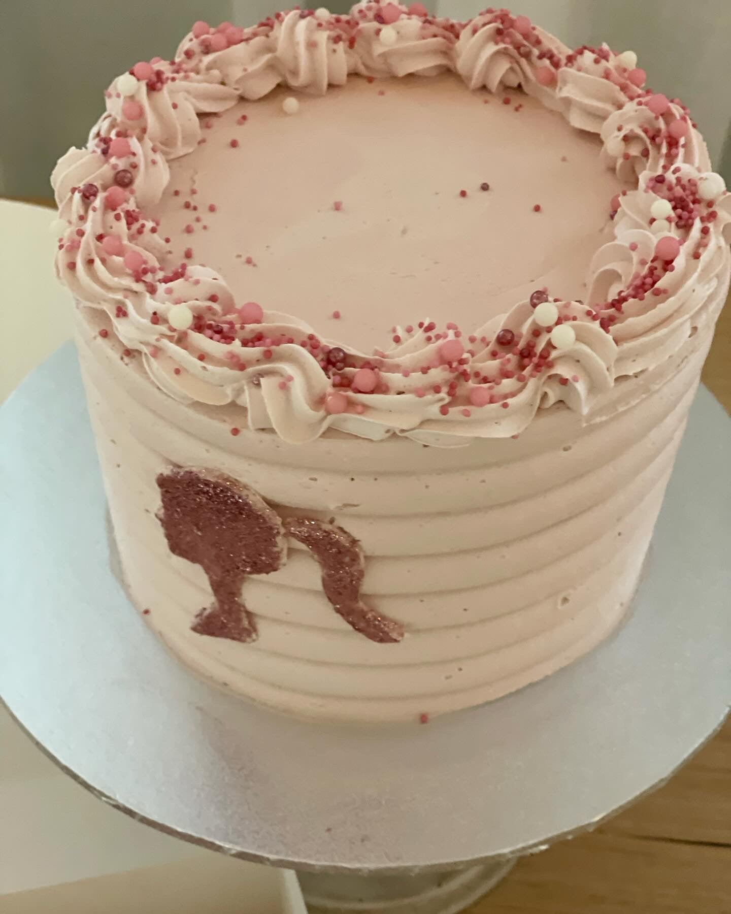 Pink Confetti Cake