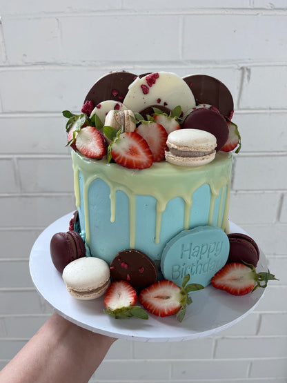 Macarons, Chocolates and Berries