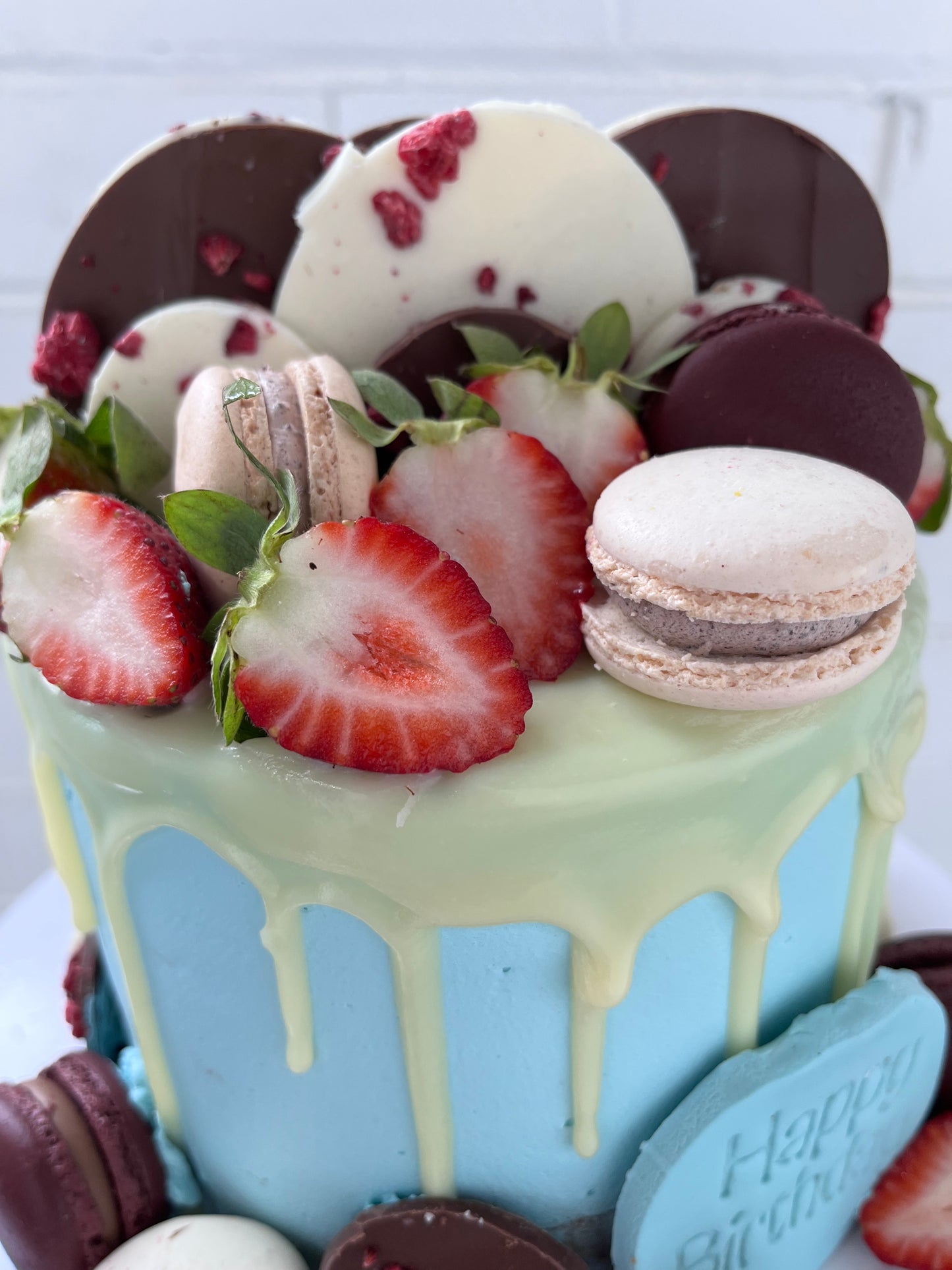 Macarons, Chocolates and Berries