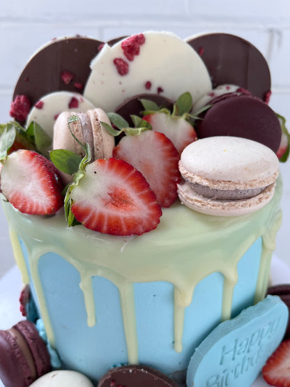 Macarons, Chocolates and Berries