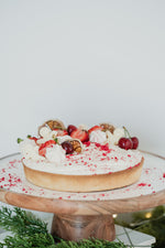 Christmas Berry Cheesecake