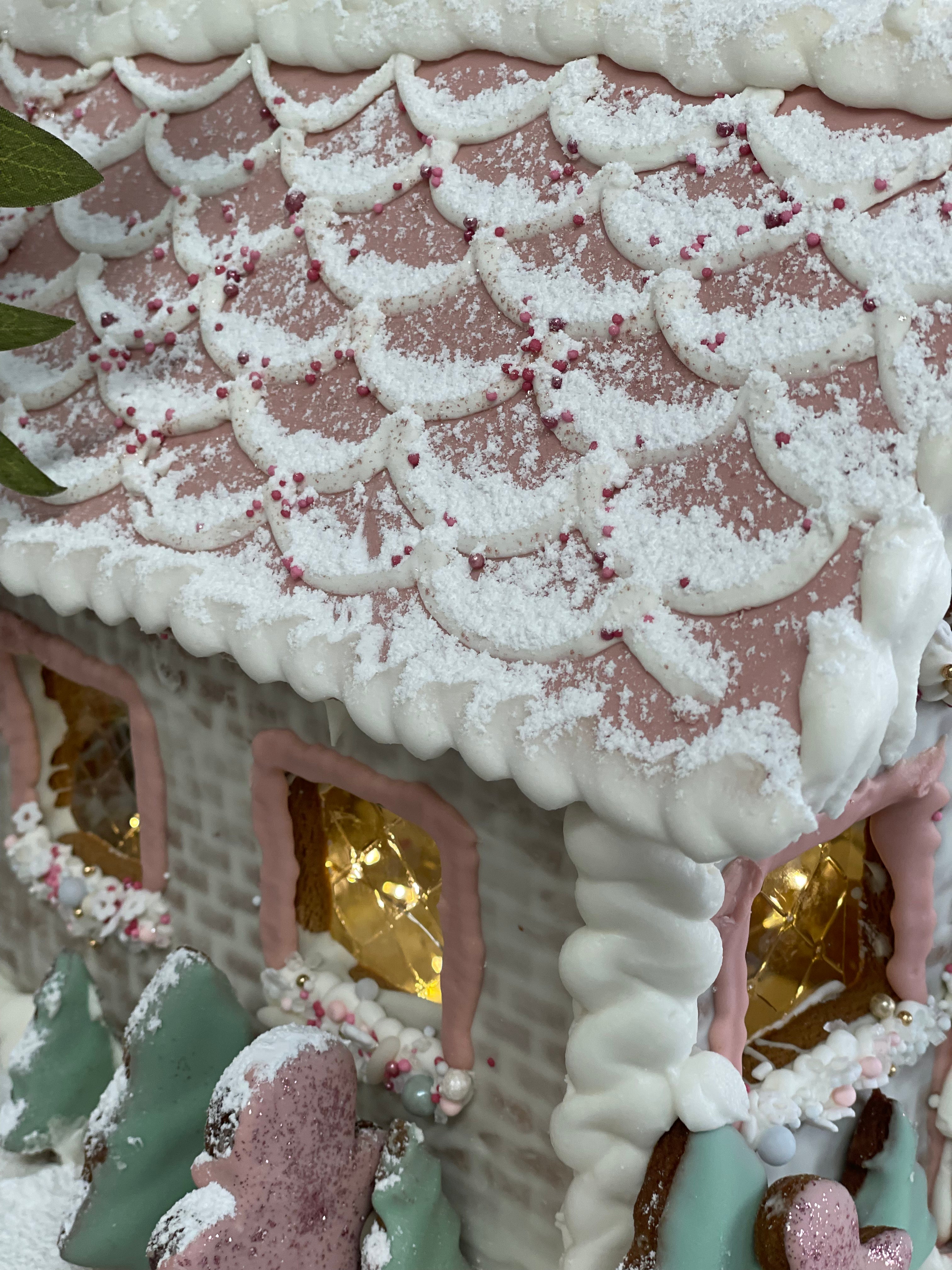 Luxe Gingerbread House Limited Edition Pink