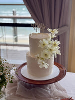 Buttercream Iced With Fresh Flowers