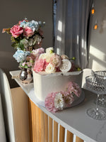 Buttercream Iced With Fresh Flowers