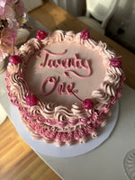 Vintage Round Frill Cake