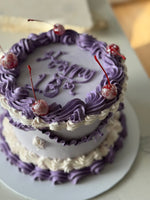 Vintage Round Frill Cake