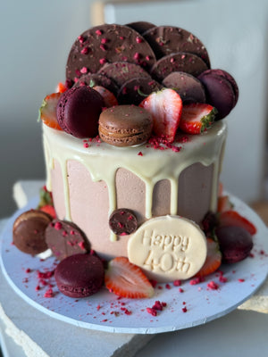 Macarons, Chocolates and Berries