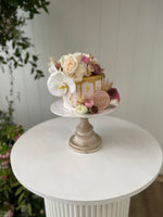 Buttercream Iced With Fresh Flowers
