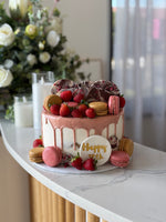 Macarons, Chocolates and Berries