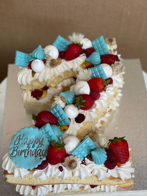 Number/Letter cake