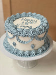 Vintage Round Frill Cake