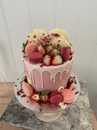Macarons, Chocolates and Berries