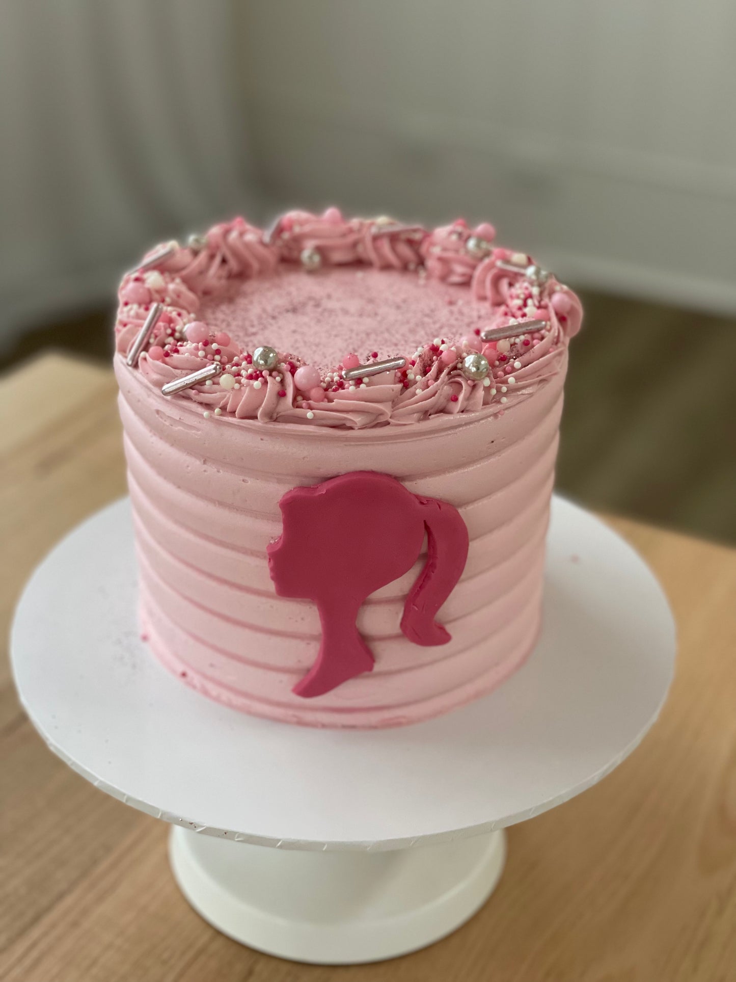 Pink Confetti Cake