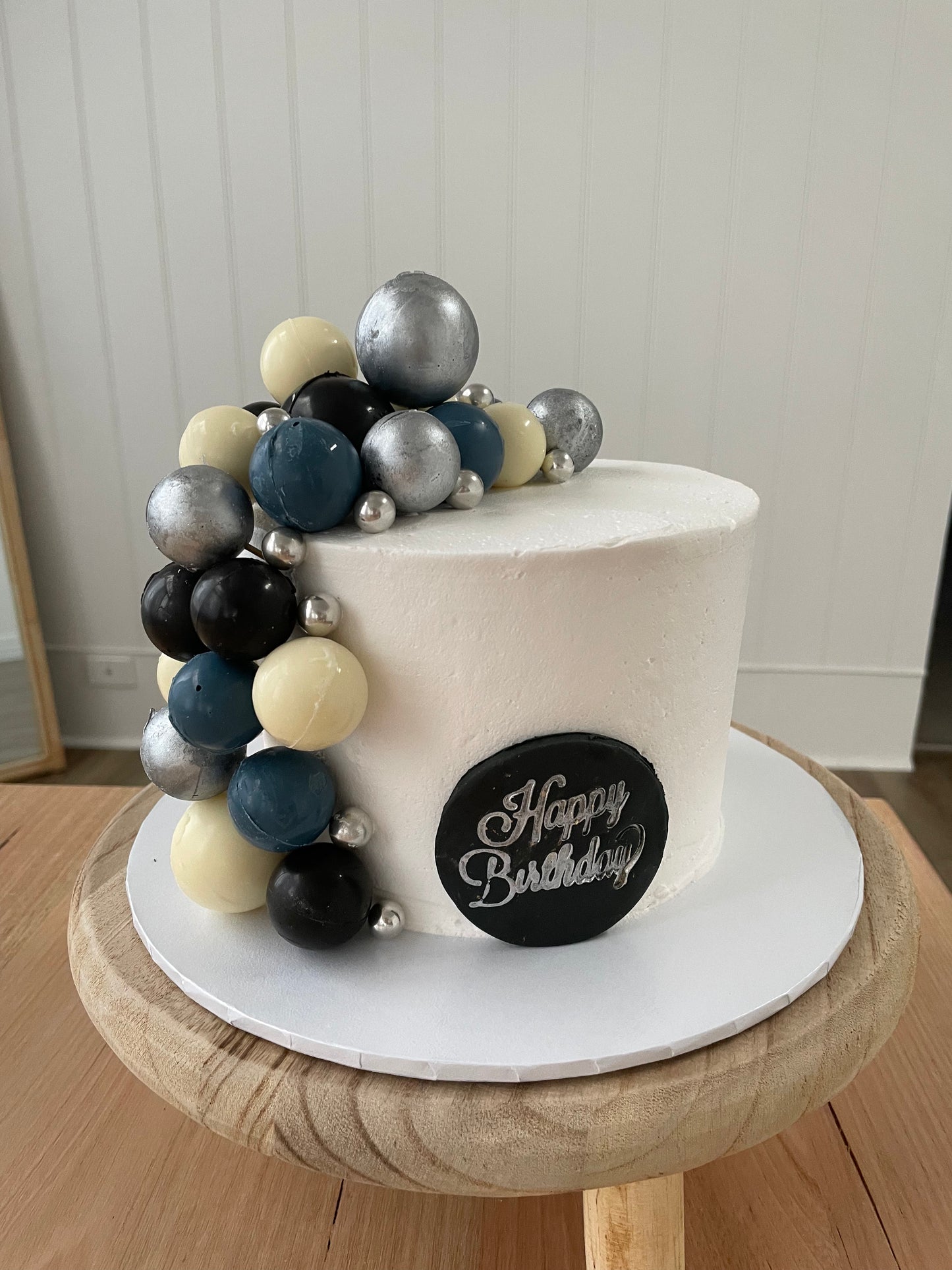 1 Tier Balloon Party Cake