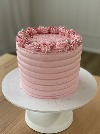 Pink Confetti Cake
