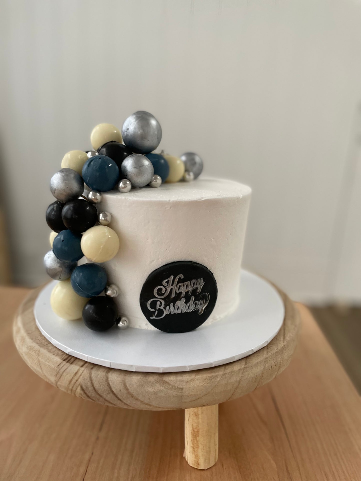 1 Tier Balloon Party Cake