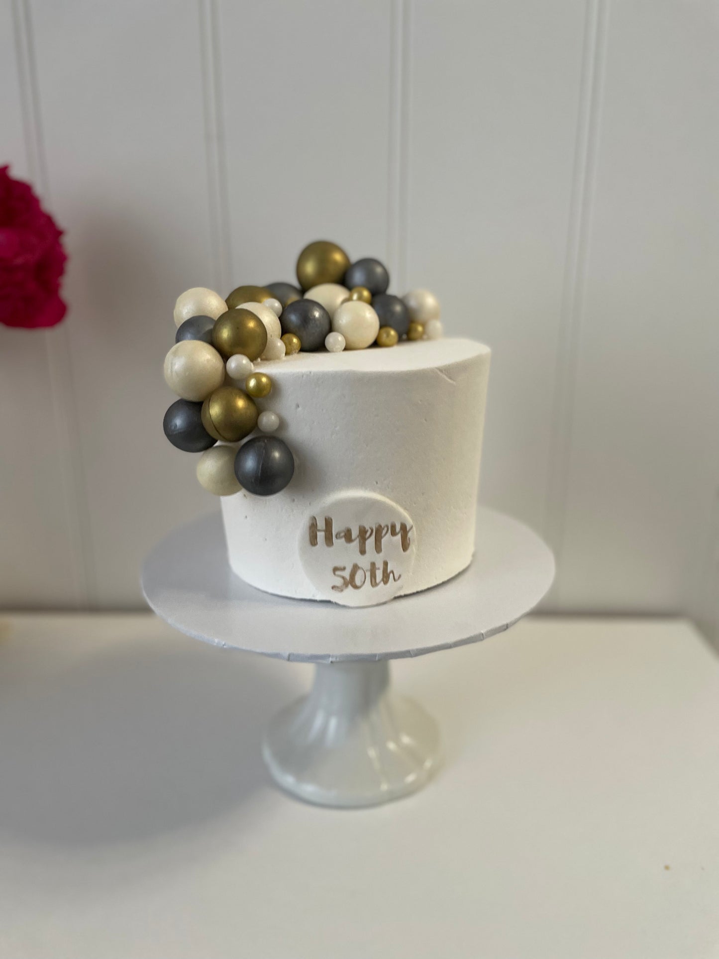 1 Tier Balloon Party Cake