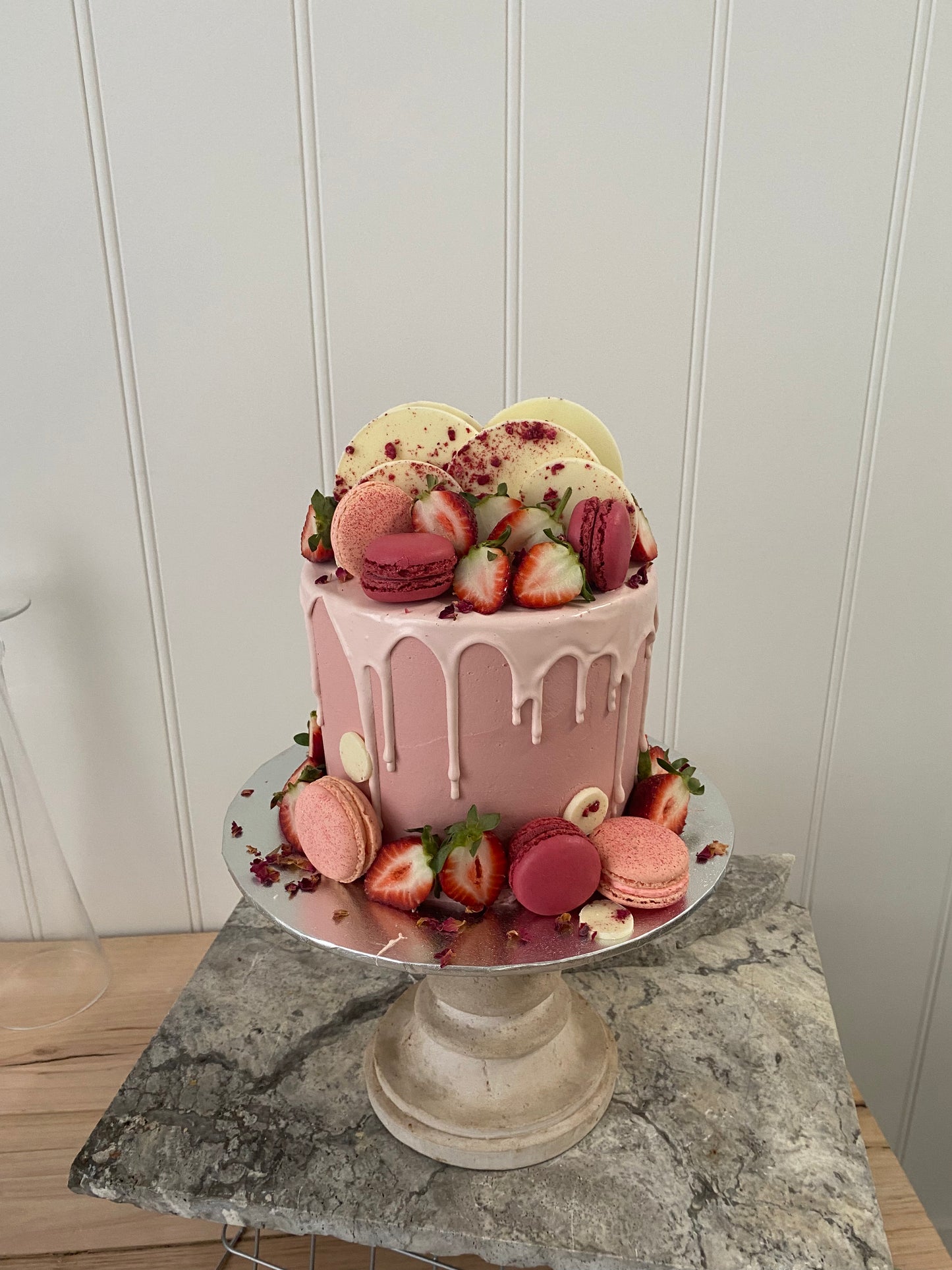 Macarons, Chocolates and Berries