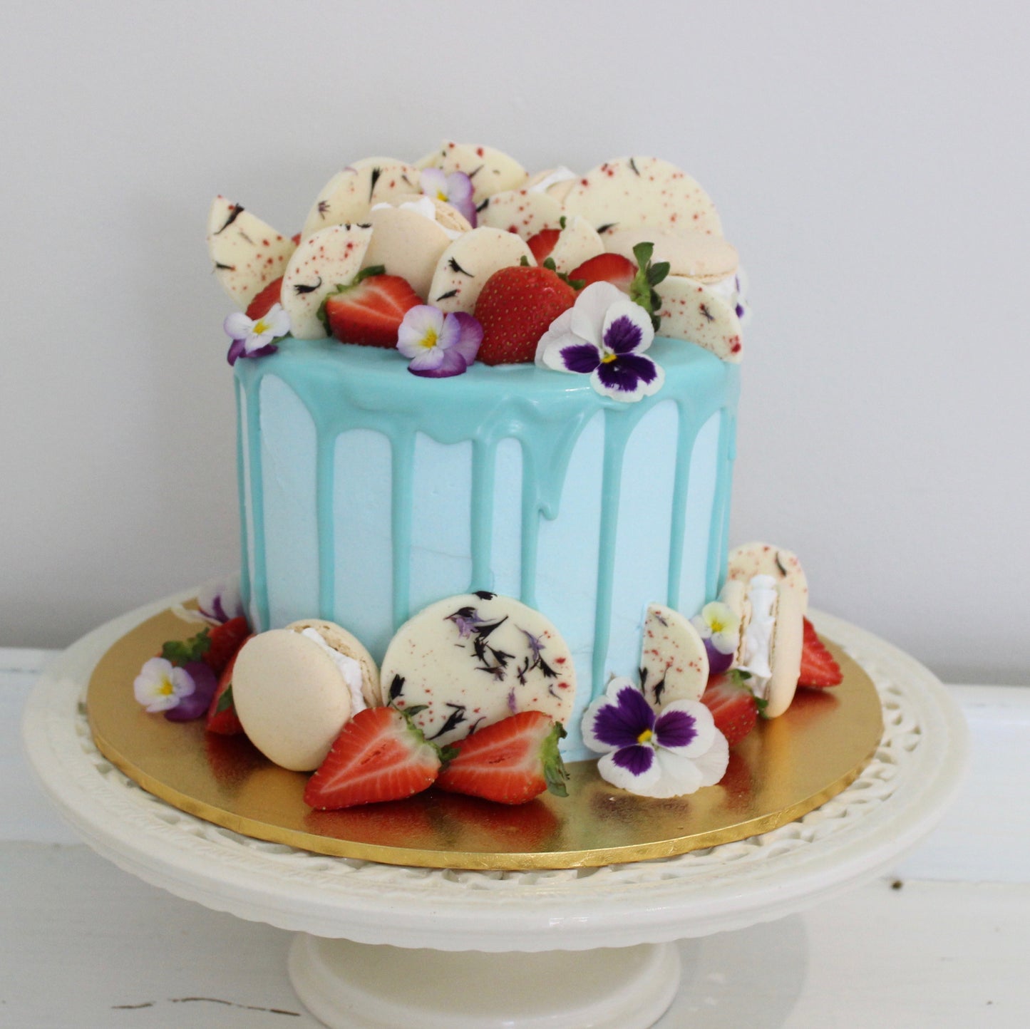 Macarons, Chocolates and Berries