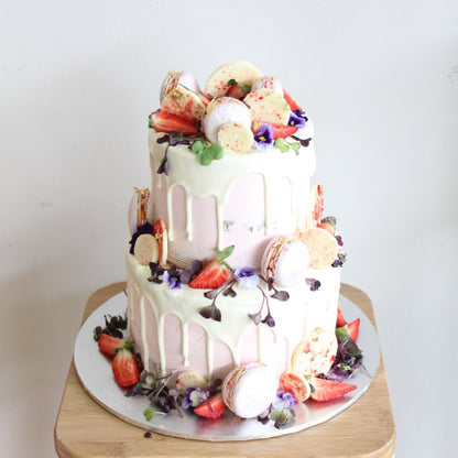 Macarons, Chocolates and Berries