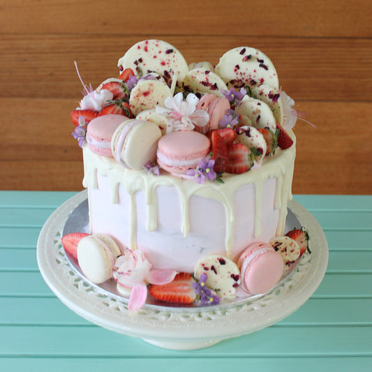 Macarons, Chocolates and Berries