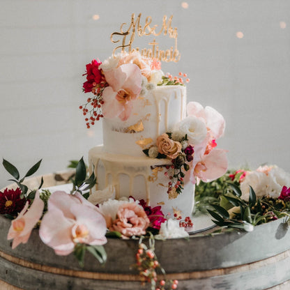 2 Tier touch of gold
