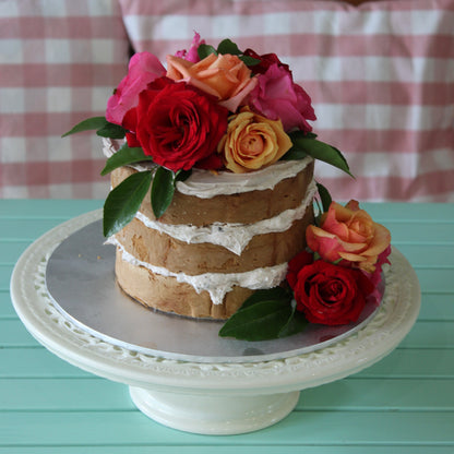 Naked Cake with Flowers