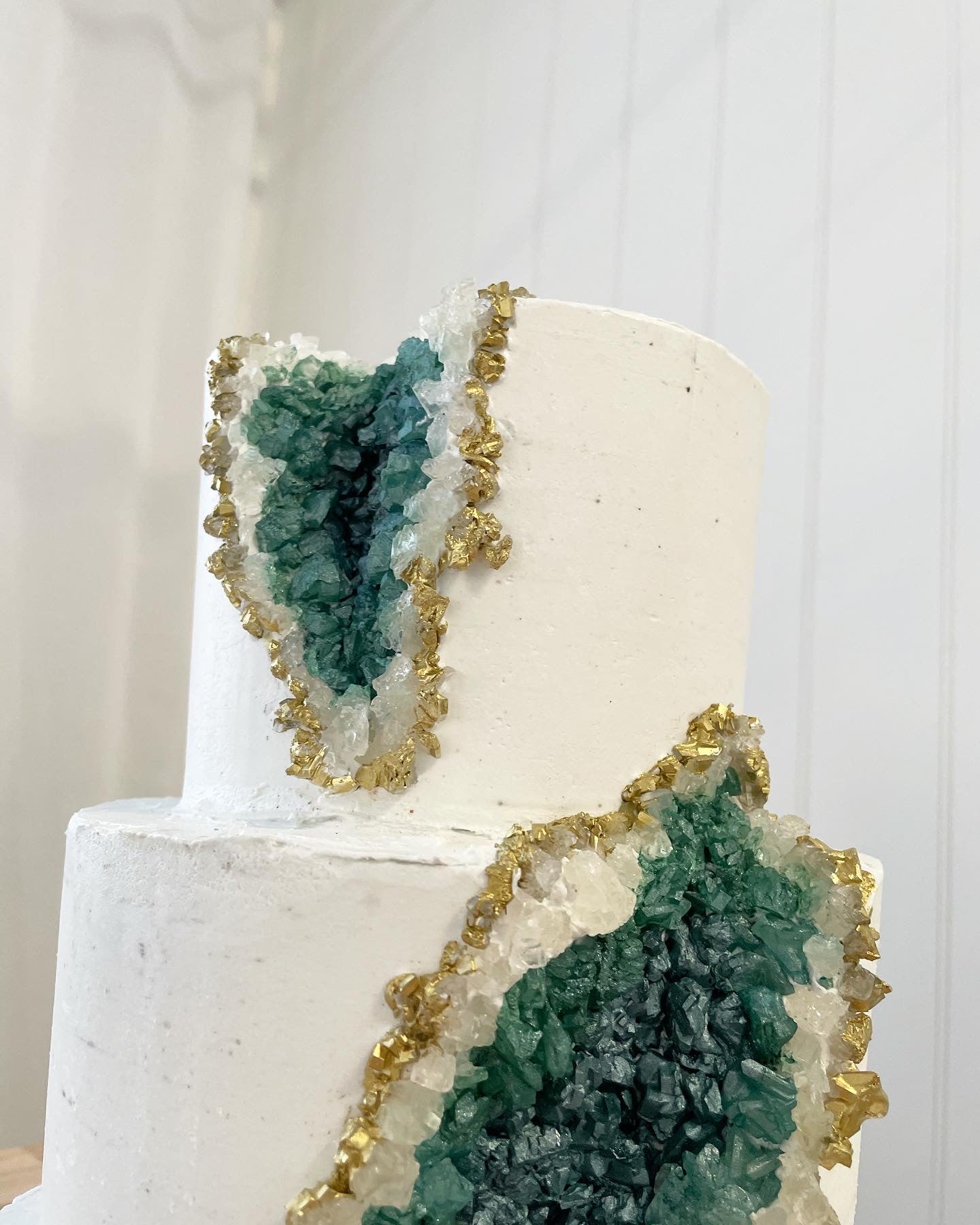 3 tier Geode Cake