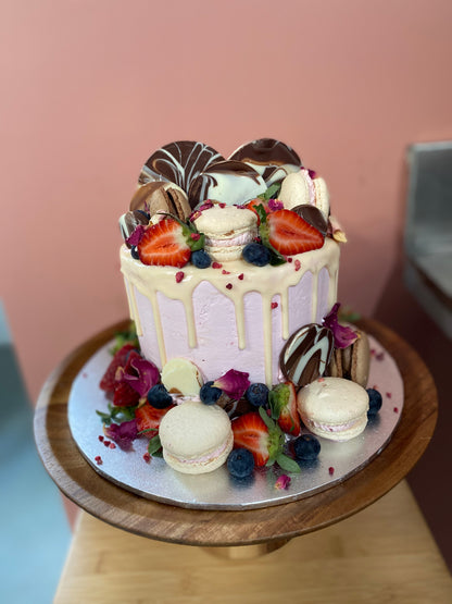 Macarons, Chocolates and Berries