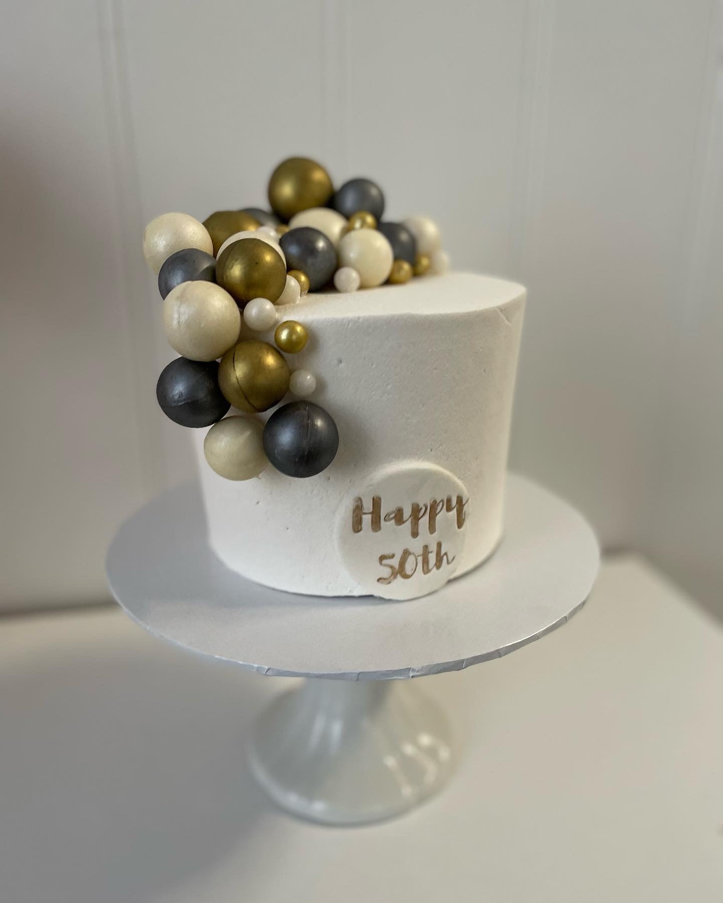 1 Tier Balloon Party Cake