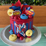 Superhero’s Party Cake