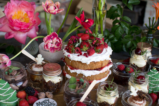 Summer Strawberry sponge