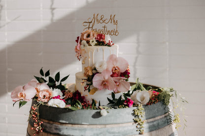2 Tier touch of gold