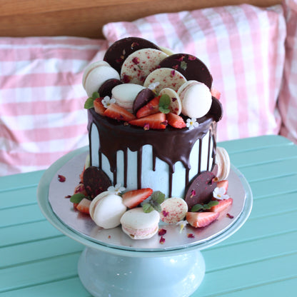 Macarons, Chocolates and Berries