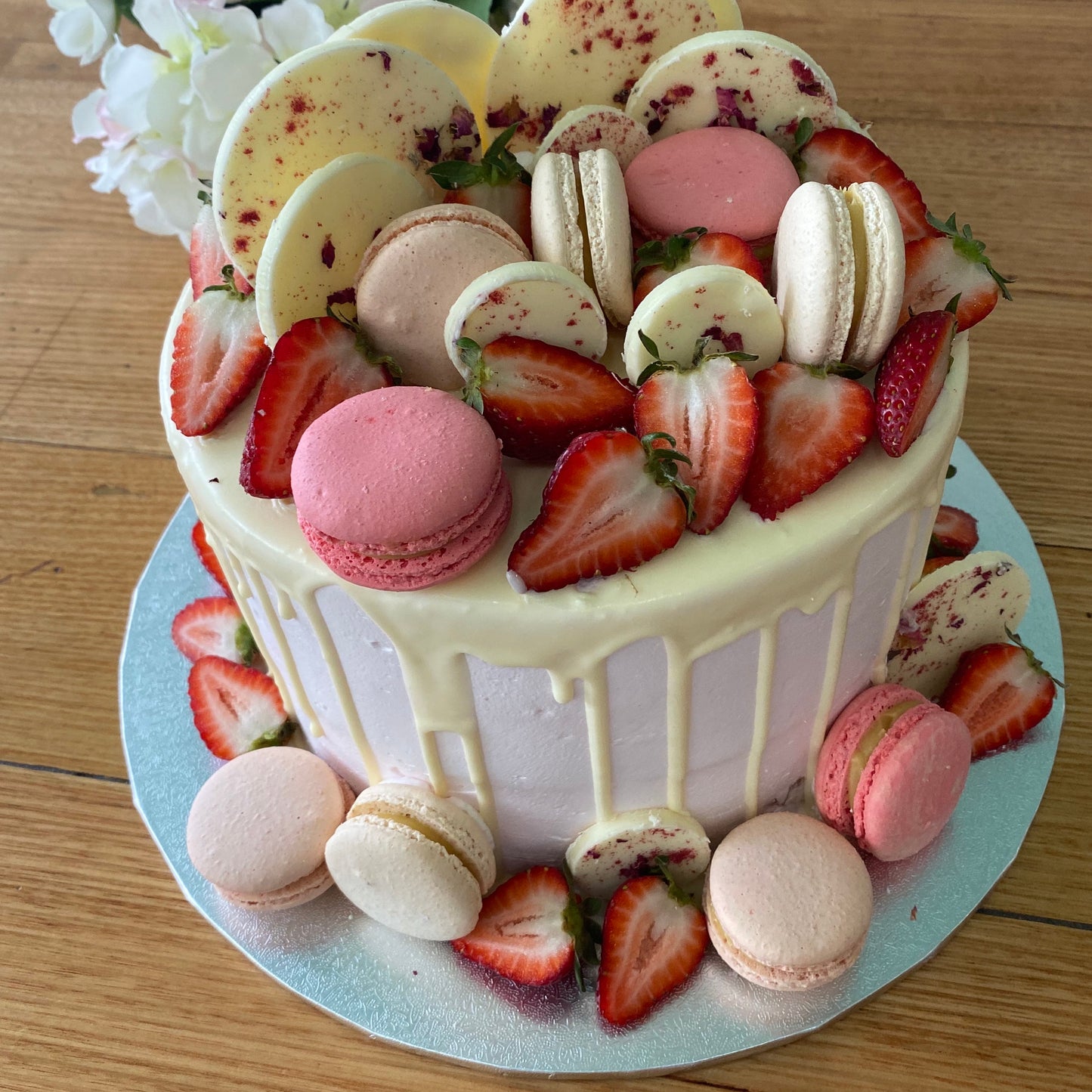 Macarons, Chocolates and Berries