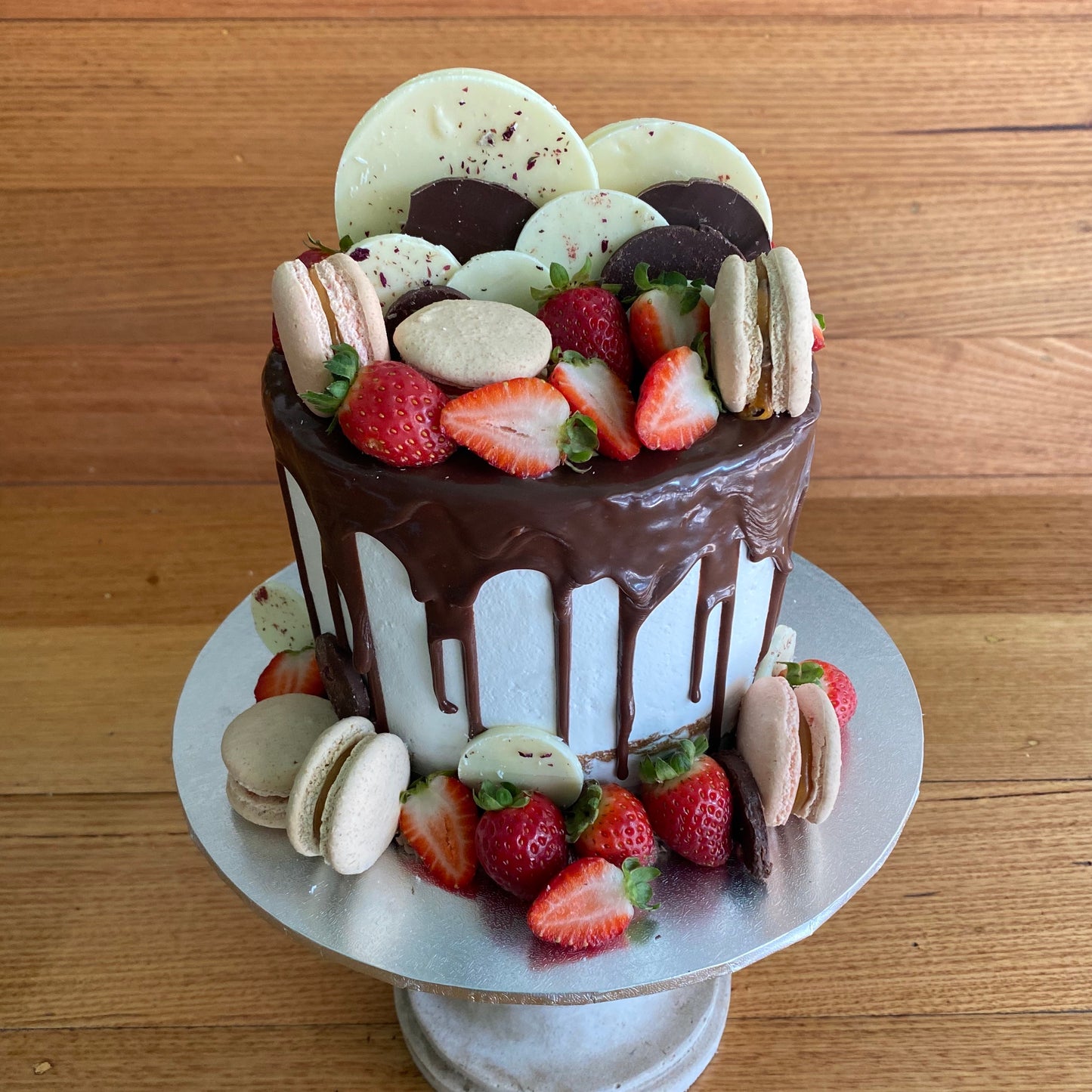 Macarons, Chocolates and Berries