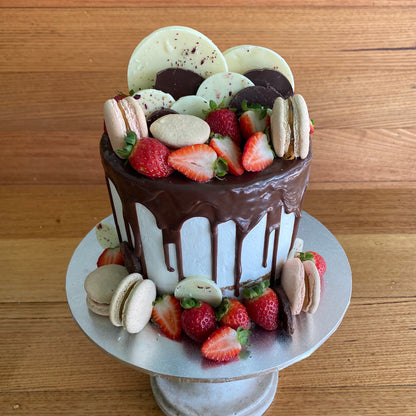 Macarons, Chocolates and Berries